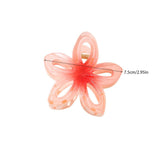 HOLLOW GRADIENT FLOWER HAIR CLAW CLIPS SUMMER CLIP_CWMM5003