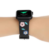 APPLE WATCH9 1 EMBROIDERED LEATHER STRAP_CWASC1540