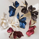 Baroque Petal Layered Earrings Vintage Style_Cwaje05873
