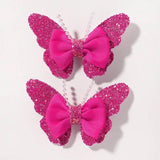 GLITTER BOW HAIR CLIPS SET FOR BABY GIRLS_CWAHA6754
