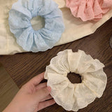 SWEET EMBROIDERED BOW LACE DOUBLE LAYER HAIRBAND_CWAHA3715