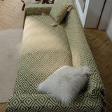 GEOMETRIC JACQUARD RETRO AMERICAN SOFA THROW_CWMM1652