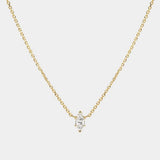 Zirconia Val Round Pendant Necklace_Cwmm5291