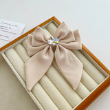 SIMPLE SOLID COLOR HIGH END BOW HAIRPIN_CWAHA1179