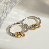 STAINLESS STEEL CONTRASTING HOOP EARRINGS_CWASC1690