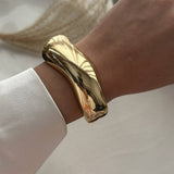 FASHIONABLE HIGH GRADE ALLOY OPEN BRACELET_CWMM3112