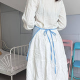 Towel Fabric Small And Fresh Half-Body Apron_Cwmm5811