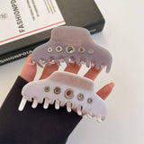 Unique Curved Acetate Claw?Large Hair Volume Grip