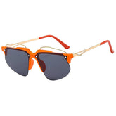 METAL BUTTERFLY WING SUNGLASSES FOR WOMEN_CWASG1167