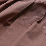 COTTON SOLID COLOR ADJUSTABLE APRONS WITH POCKETS_CWMM3298