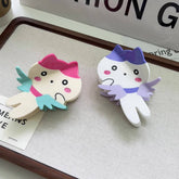 CUTE ANGEL ACETATE CLAW CLIP SWEET DOPAMINE STYLE_CWAHA5897