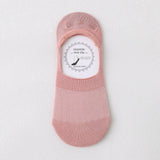 Women'S Solid Color Hollow Mesh Boat Socks_Cwms2036