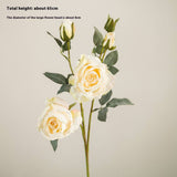 BURNT EDGE SHEENA ROSE BOUQUET FOR WEDDING DECOR_CWMM6526