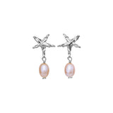 FASHION STAR PEARL EARRINGS STAINLESS STEEL COATED_CWAJE4999