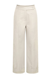 Trendy Wide-Leg High-Waisted Suit Slacks_Cwblp1079
