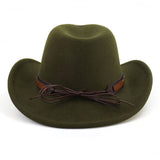 Turquoise Trim Western Cowboy Hat For Women_Cwah0688