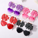 KIDS POLKA DOT GROSGRAIN BOW HAIR CLIP SUNGLASSES_CWAHA6708