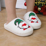 CHRISTMAS DWARF PATTERN WINTER COTTON SLIPPERS_CWSHS0470