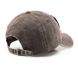 SPRING AUTUMN WASHED LETTER PATCH BASEBALL HAT CWAH1288