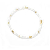 IMITATION PEARL CROSS RICE BEAD BRACELET_CWMM3847