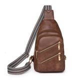 2024 NEW SIMPLE PU CHEST BAG_CWAB2734