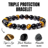 Colorful Round Beaded Natural Stone Bracelet_Cwmm11258