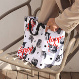 SIMPLE OUTDOOR HANDBAG TOTE BAG_CWAB1853