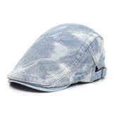 INK FASHION WASHED DENIM BERET_CWAB2922