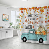 HARVEST PUMPKIN SERIES SHOWER CURTAIN_CWMM1802