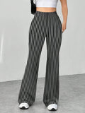 Thousand-Bird High-Waist Slim-Fit Mini-Pant