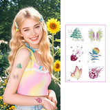 GOLD FOIL TATTOO STICKERS FOR GIRLS CHIC CLASSY_CWMM8366