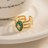 FRENCH OPENING ADJUSTABLE VINTAGE HOLLOW RING_CWAJE1406