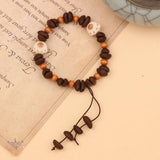 CREATIVE CARTOON HANDMADE COFFEE BEAN BRACELET_CWAJE3963