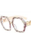 Women Geometric Frame Eyeglasses_Cwasg0135
