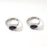 Unique Stainless Steel Heart Earrings With Cz_Cwmm8924