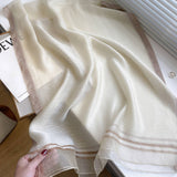 SILK BLEND SCARF FOR WOMEN LIGHTWEIGHT_CWASC0598