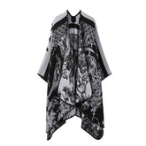 KNITTED SHAWL SCARF RETRO FASHION PRINTED SHAWL_CWASC2183