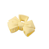 Cwaha07452_Korean Bow Hair Claw Clip For Women Updo