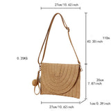 HIGH END SIMPLE VERSATILE HAND WOVEN BAG_CWAB4693