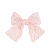 LACE BOW SPRING HAIR CLIP SWEET ELEGANT STYLE_CWAHA2294