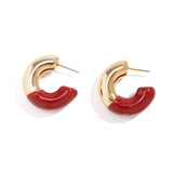 MINIMALIST AND PERSONALIZED MAILLARD RETRO EARRING_CWAJE1144