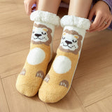 Warm Christmas Leg Covers Plush Indoor Slippers_Cwms0718