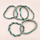 CANDY COLOR TWISTED HAIR TIES CUTE RUBBER BANDS CWAHA0339