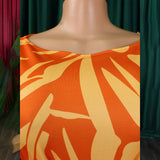 FASHIONABLE LACE UP PRINTED OVERSIZED DRESS_CWDMD3697