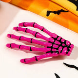 HALLOWEEN SKELETON HAND HAIR DUCKBILL CLIP_CWAHA1643