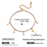 LUXURY 18K GOLD STAR HEART ZIRCON NECKLACE_CWAJE4829