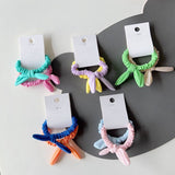 NEW COLOR MATCHING BOW HAIR RING HAIR ROPE_CWAHA1851