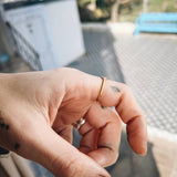 HAND PAINTED SWEET GRADIENT BOW RING_CWMM5741