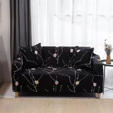 STRETCH SOFA COVER SOLID PRINT ALL IN ONE FIT_CWMM8309