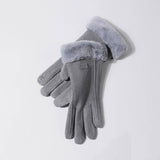 Womens Winter Plush Warm Cute Gloves_Cwag0064